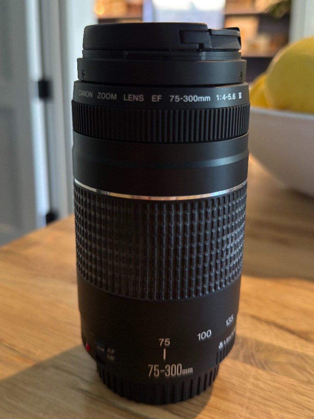 Canon EF 75-300mm f/4-5.6 III DSLR Lens with Case